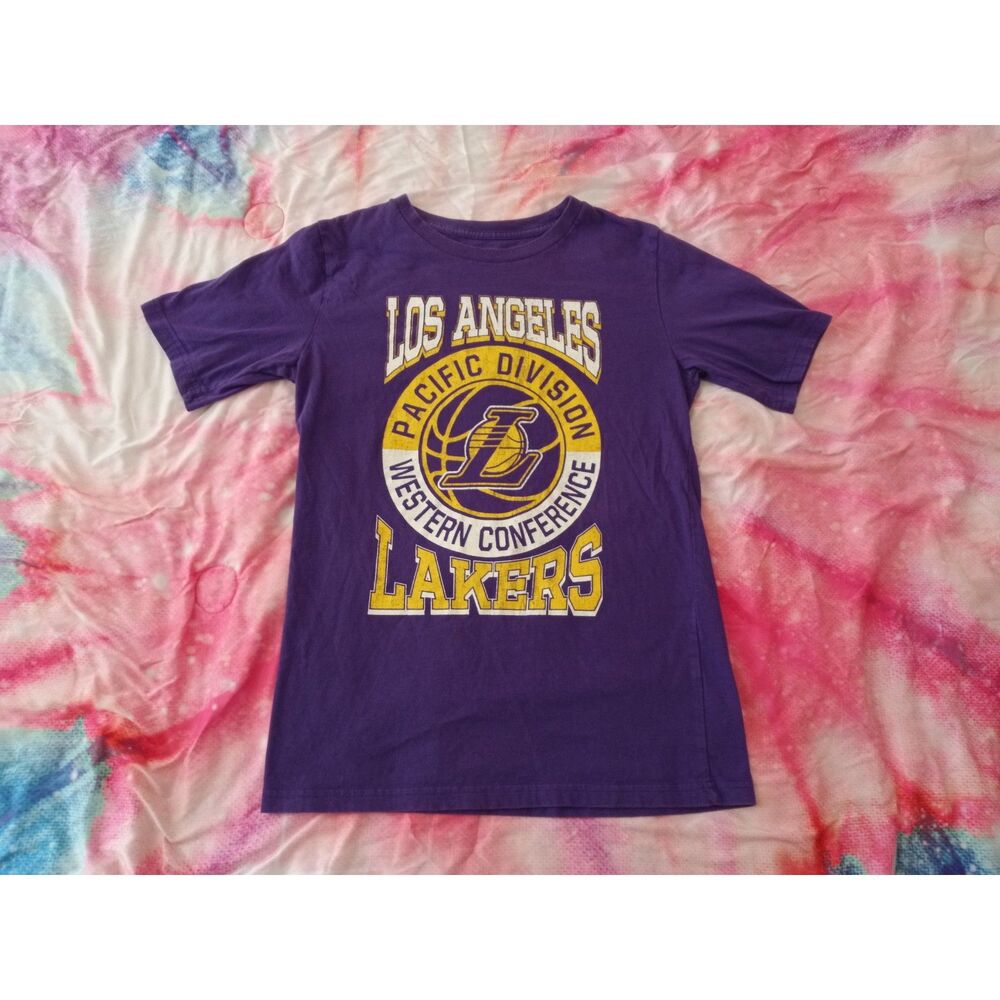 Los Angeles Lakers Pacific Division Western Conference Purple T-shirt Y 16/18 XL